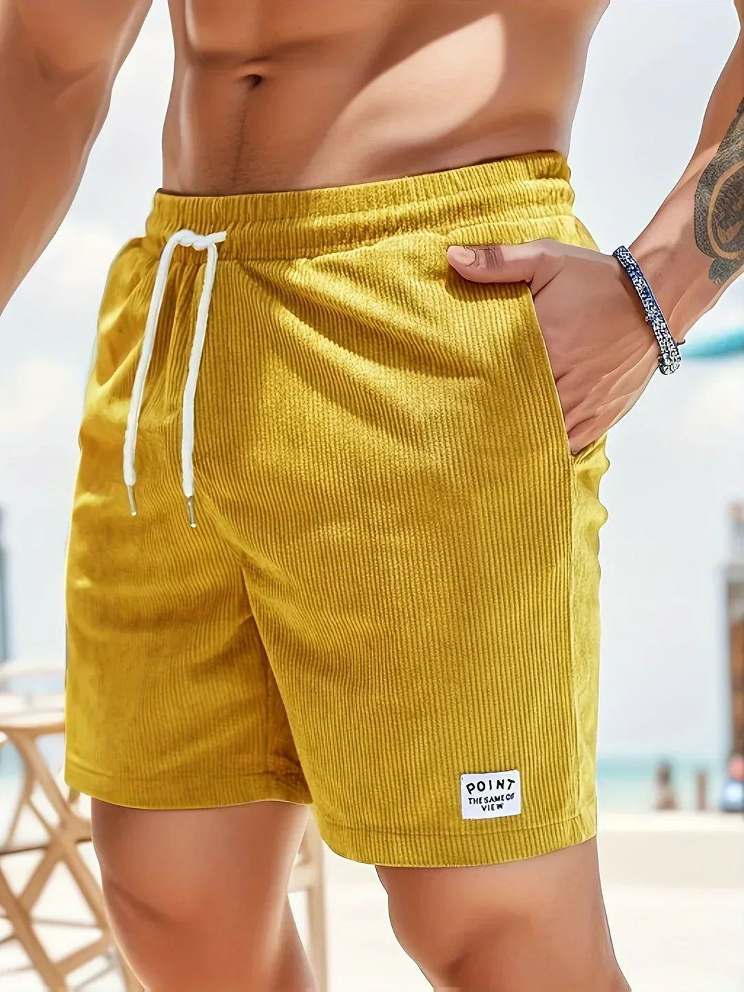 Herren-Cordshorts ALESSIO