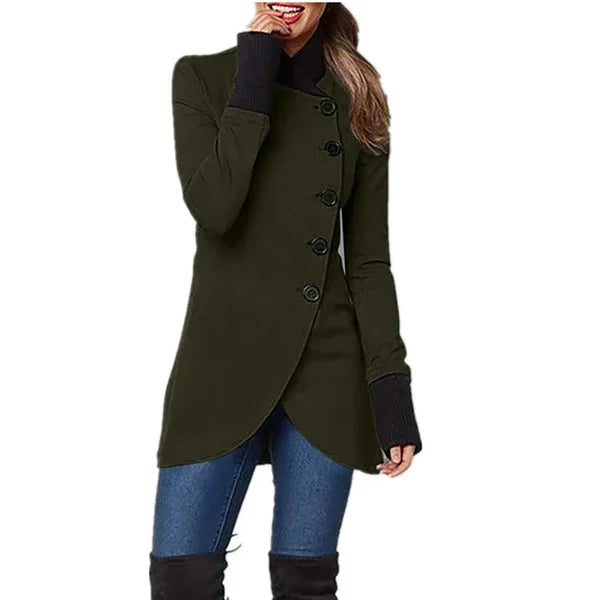 Krohn-e | Jacke mit Eckigem Knopfverschluss