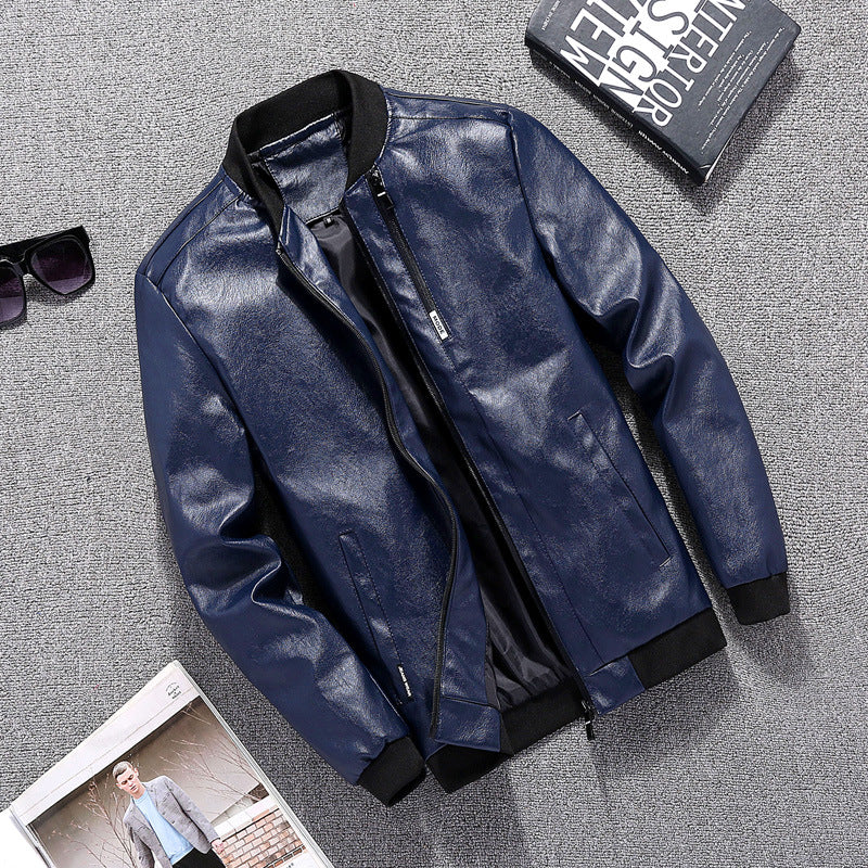 Herren Bikerjacke im modernen Design mit praktischen Taschen Krohn-e