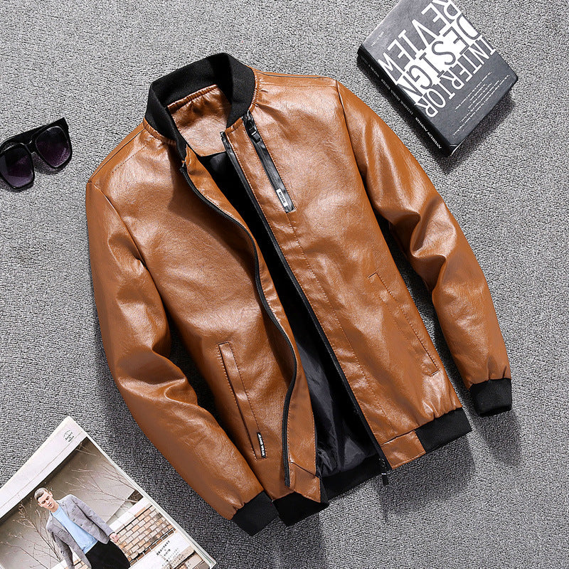 Herren Bikerjacke im modernen Design mit praktischen Taschen Krohn-e