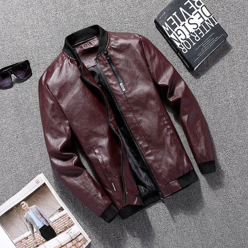 Herren Bikerjacke im modernen Design mit praktischen Taschen Krohn-e