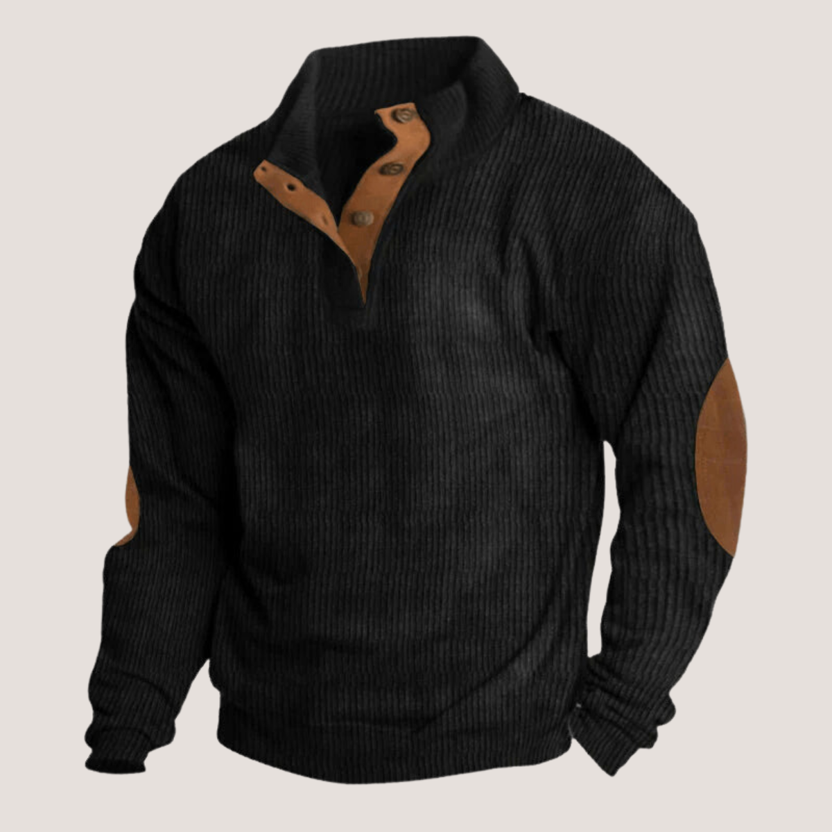 Cord-Sweatshirt mit Kragen von Pierre™