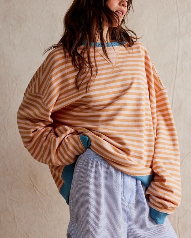 Krohn-e | Übergroßer Gestreifter Pullover