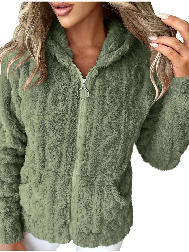 Krohn-e | Langarm Kapuzenpullover mit Reißverschluss