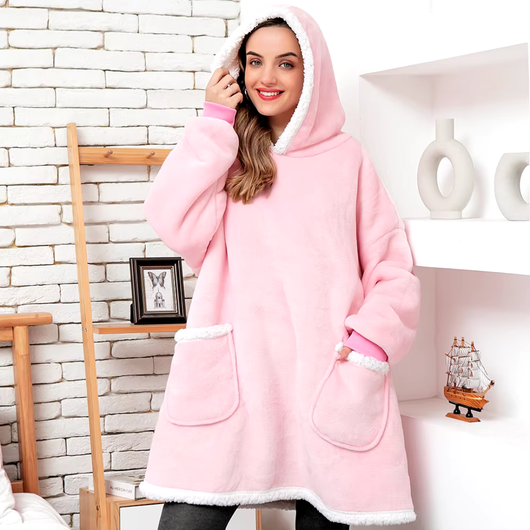 Oversized Sherpa Fleece from Fudus: Warm and Perfect for Home