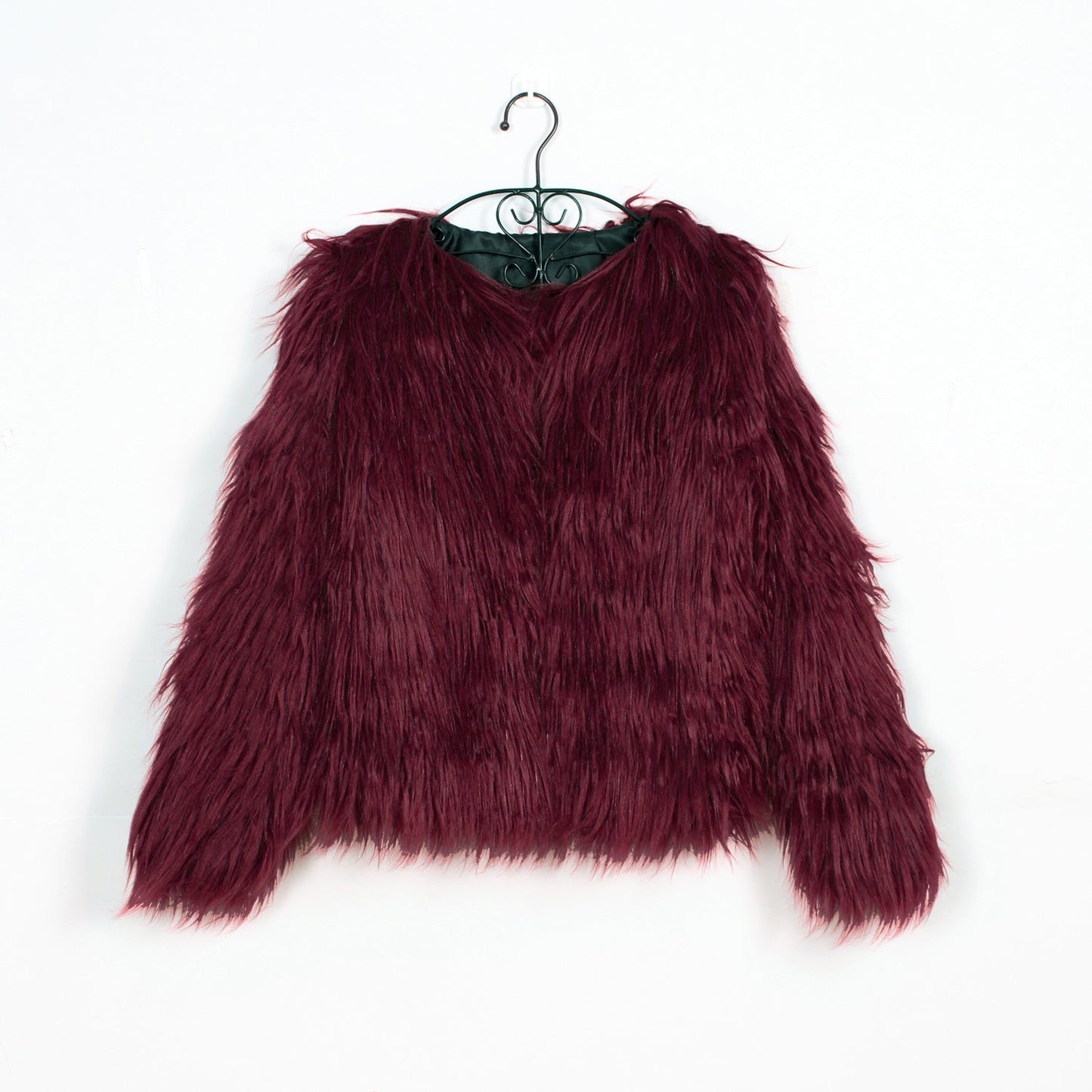 Damen Flauschige Kurzjacke mit elegantem Schnitt und weichem Fellgefühl Krohn-e
