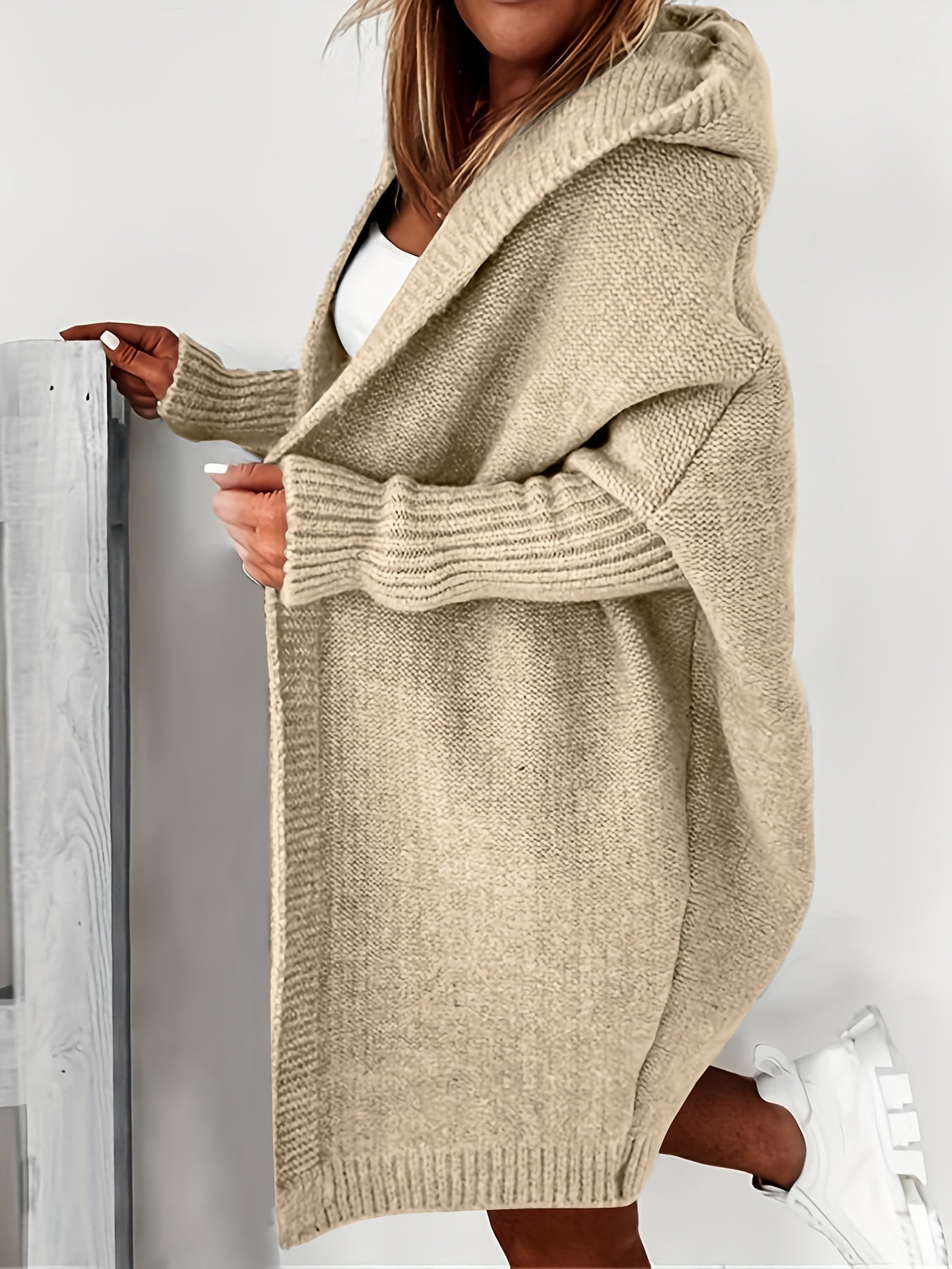 Krohn-e | Gemütliche Kapuzen-Strickjacke