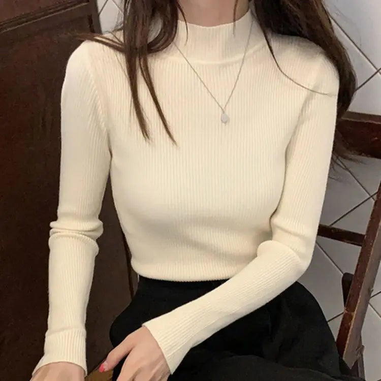 Krohn-e | gerippter Wollpullover für Damen