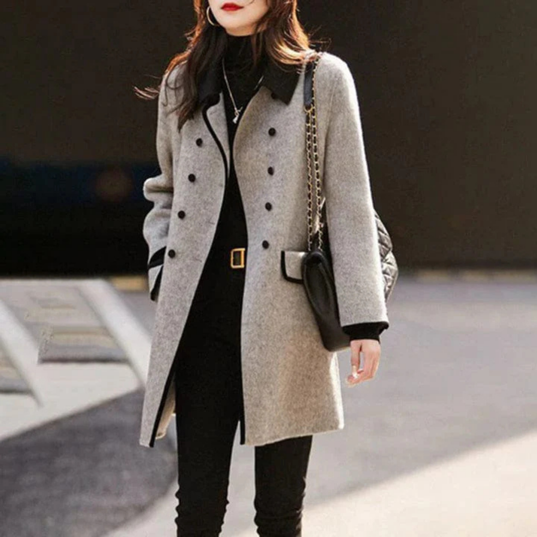 Krohn-e | Lange Winter Trench Mantel - Langarm