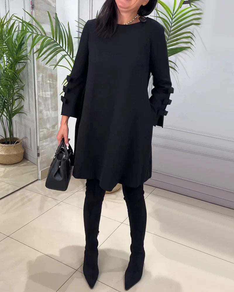 Krohn-e | Elegantes Langarmkleid