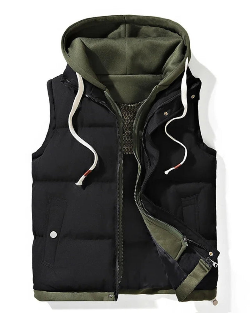 Krohn-e | Softshell Gestepptes Kapuzenwesten