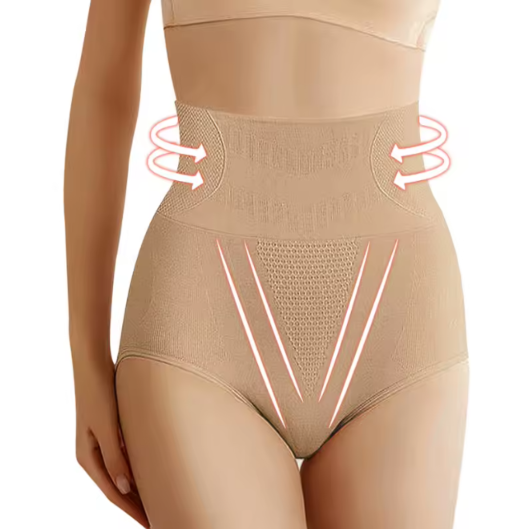 KROHN-E Damen High-Waist Shapewear Formende Unterwäsche Weich Nahtlos