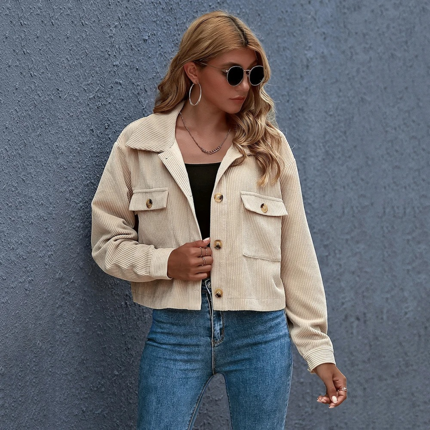 Krohn-e | Lässige Cordjacke