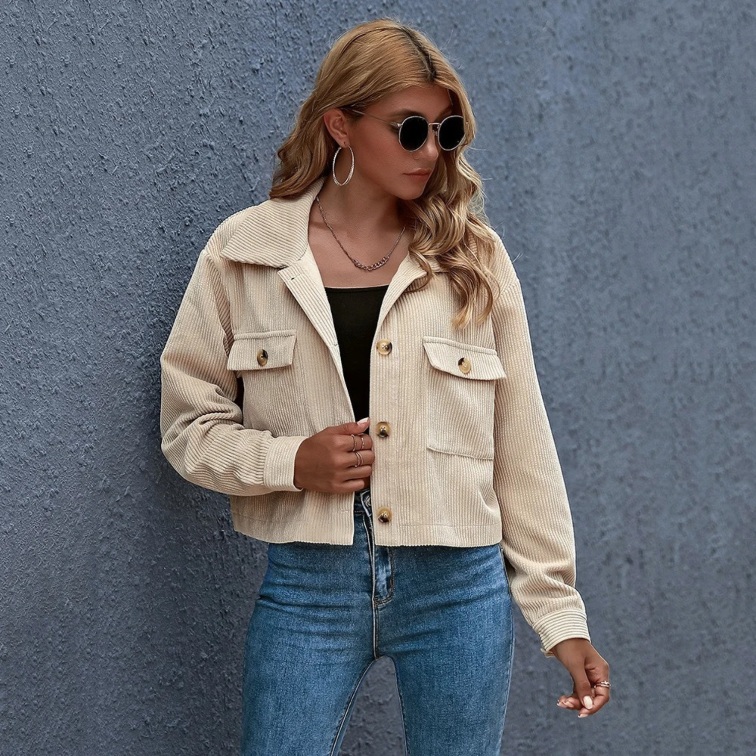 Krohn-e | Lässige Cordjacke