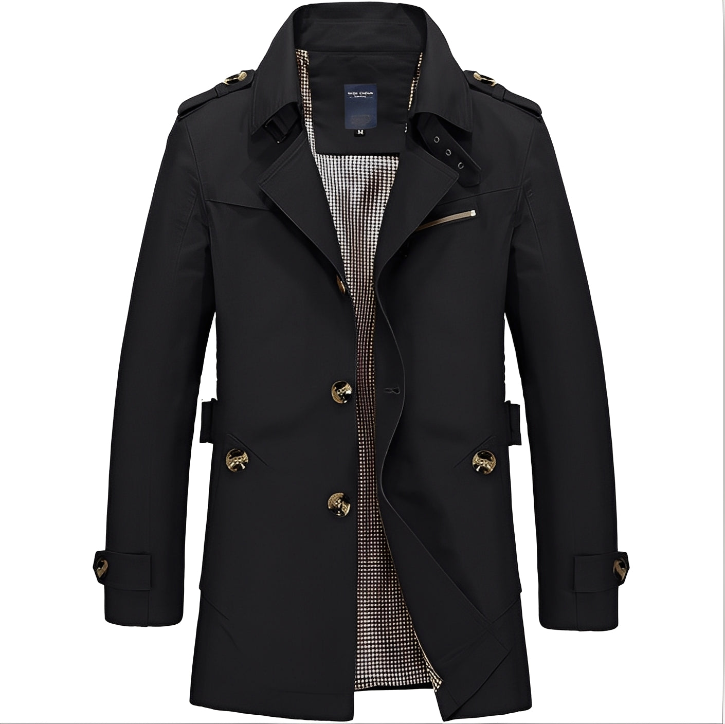 Krohn-e | Lässige Mid-Länge Windjacke für Männer