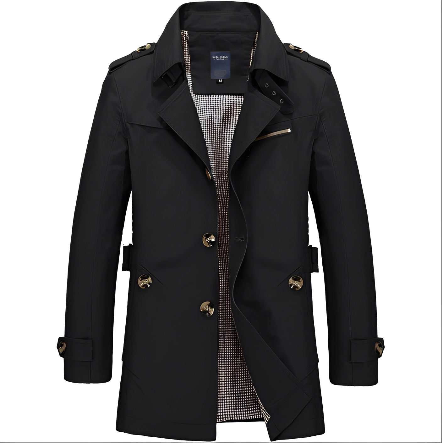 Krohn-e | Eleganter Windbreaker Trenchcoat für Männer