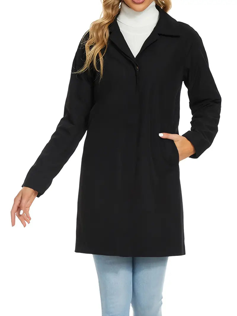 Krohn-e | Damen Trenchcoat mit Taillengürtel