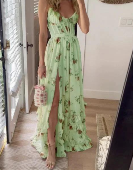 Kurzes Kleid mit Print