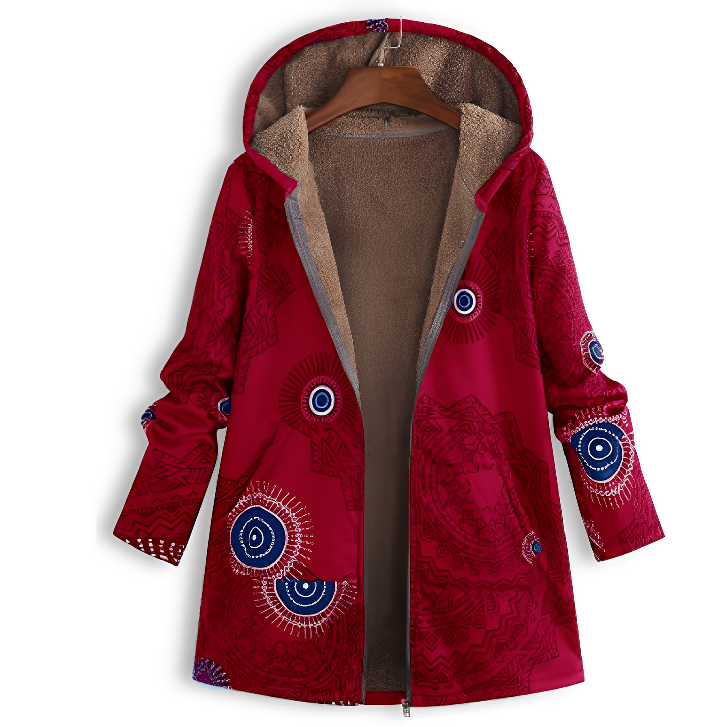 Krohn-e | Vintage-Jacke mit Muster für Damen