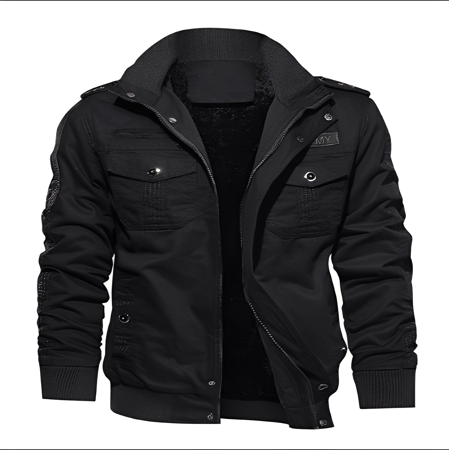 Krohn-e | Stylische Fleecejacke mit Taschen für Männer