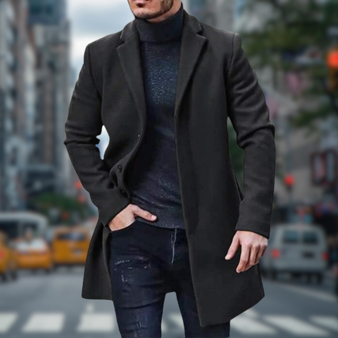 Krohn-e | Belloni Klassischer Langer Trenchcoat - Stilvoll & Komfortabel
