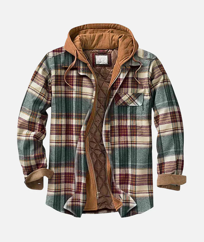 Krohn-e | Gepunktete Jacke mit Kapuze