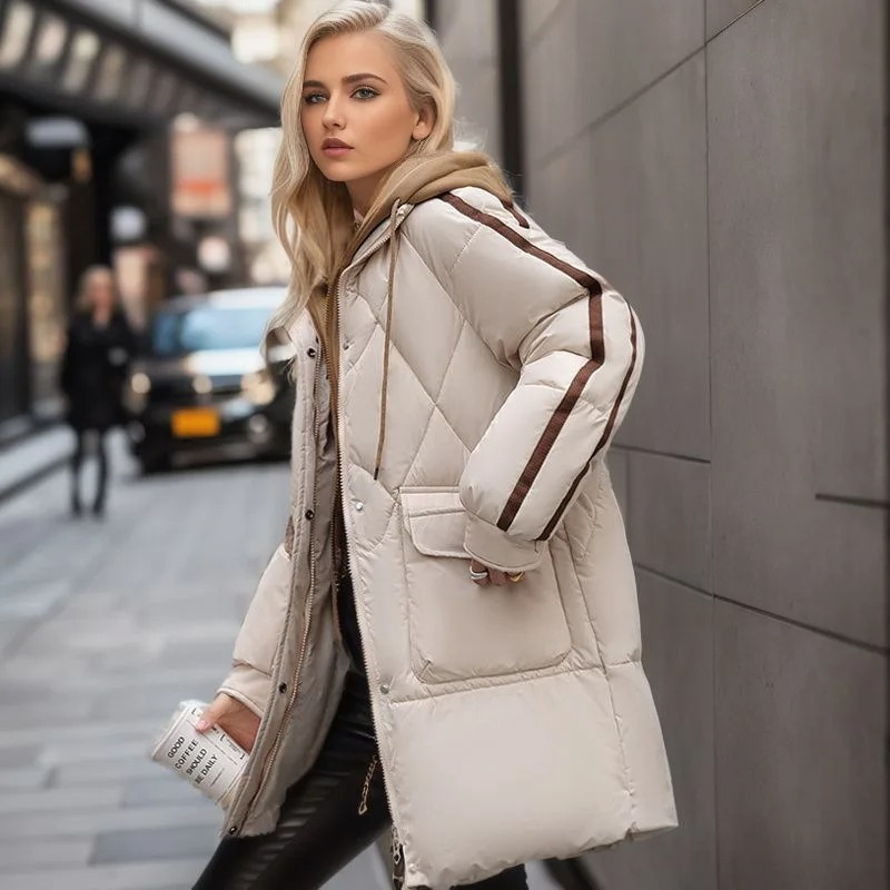 Krohn-e | Steppmantel Stil und Wärme