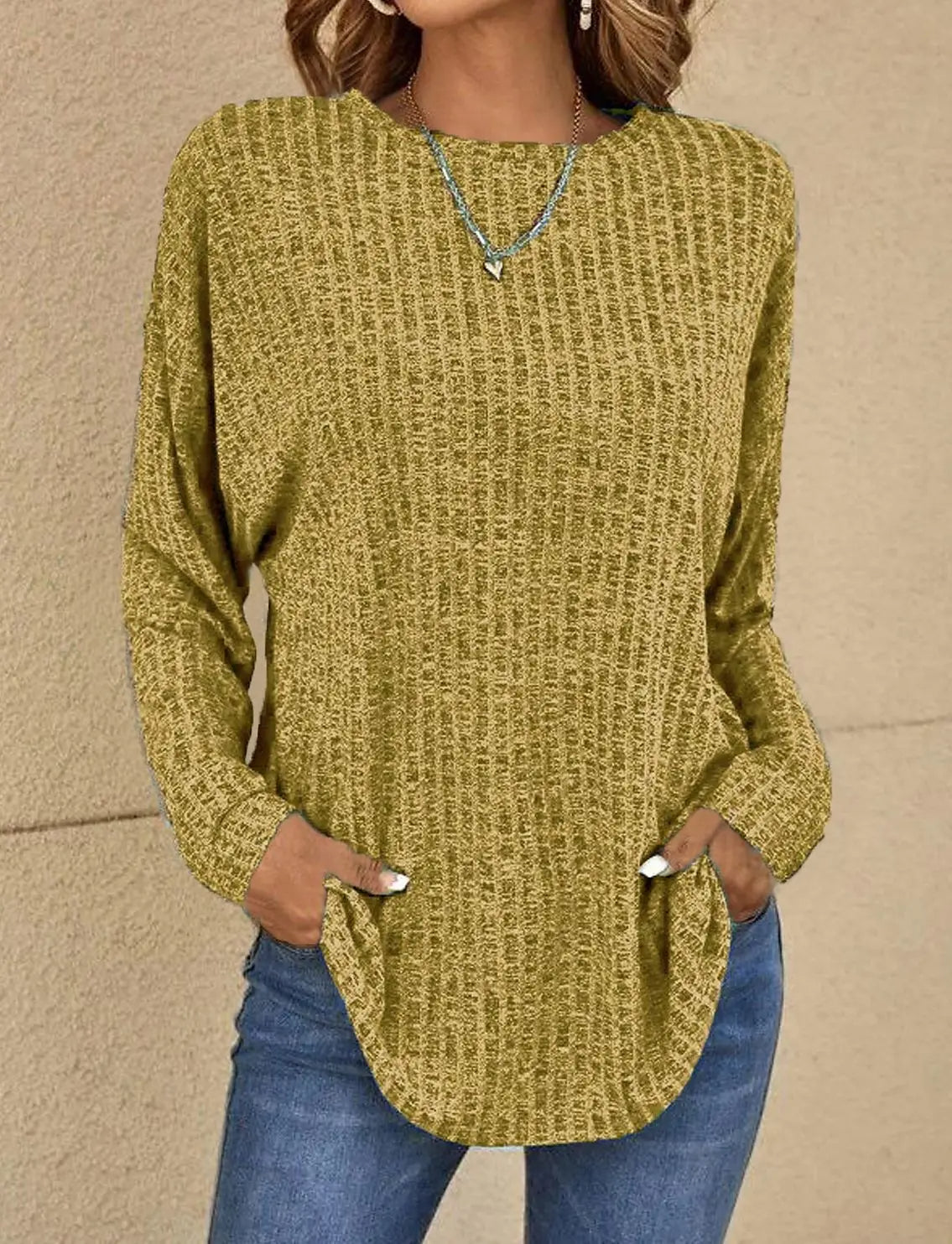 Krohn-e | Stylisches Gestricktes und Dehnbares Lässiges Top