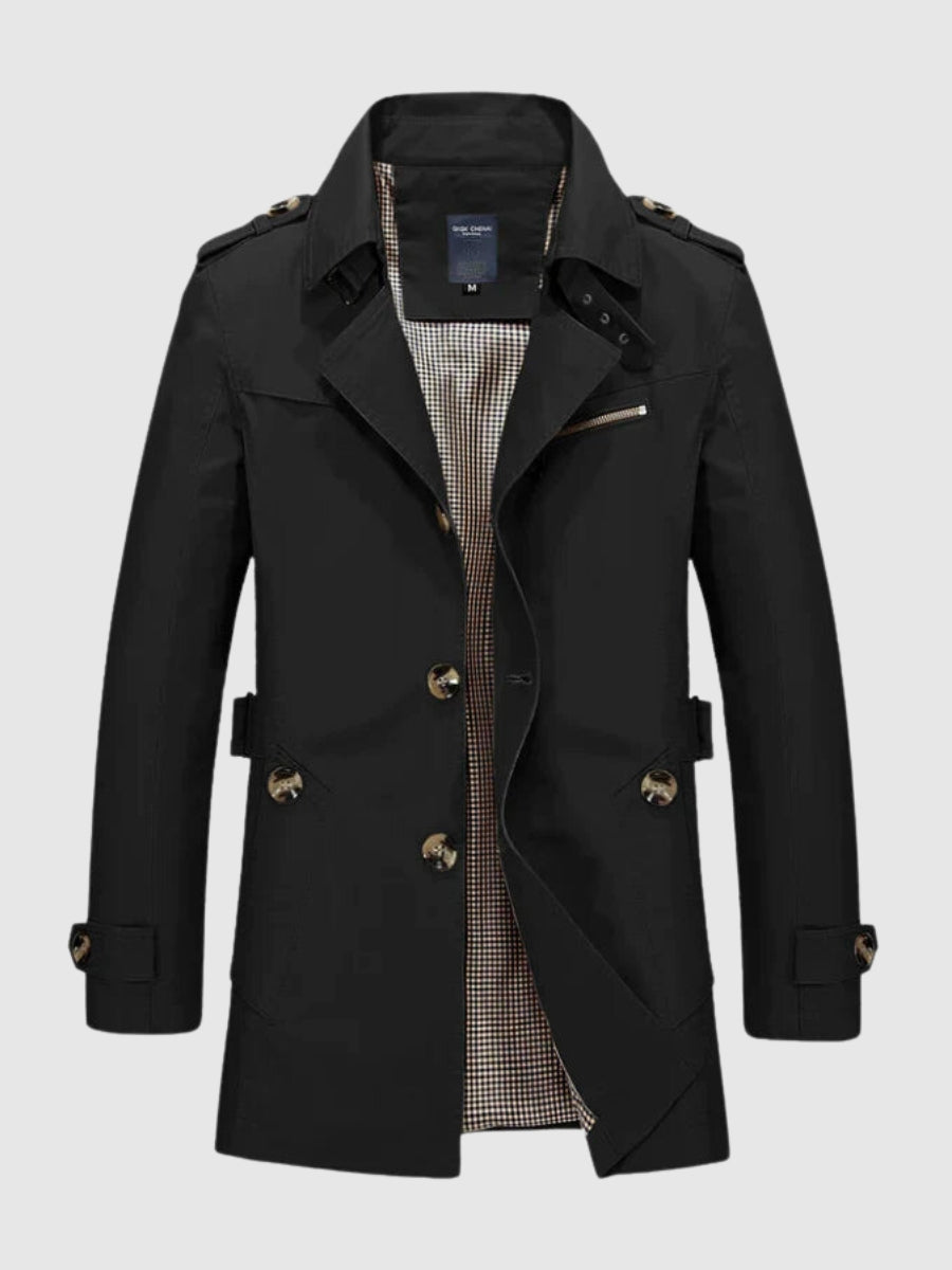 Krohn-e | Elegante Herrenjacke Baumwolle Elegant und Vielseitig