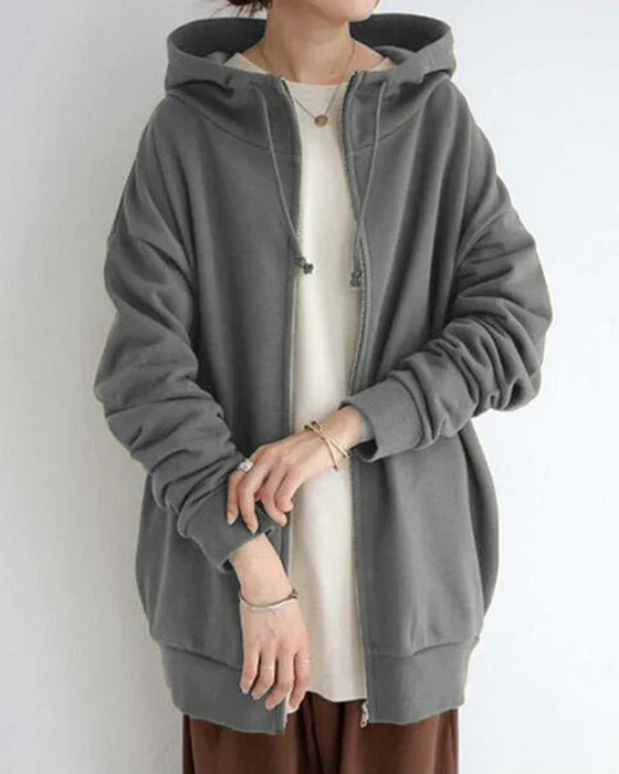 Modische Damenjacke mit Reißverschluss von Donna®