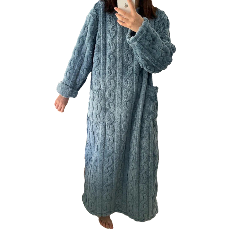 Krohn-e | Winter korallen Samt-Homewear