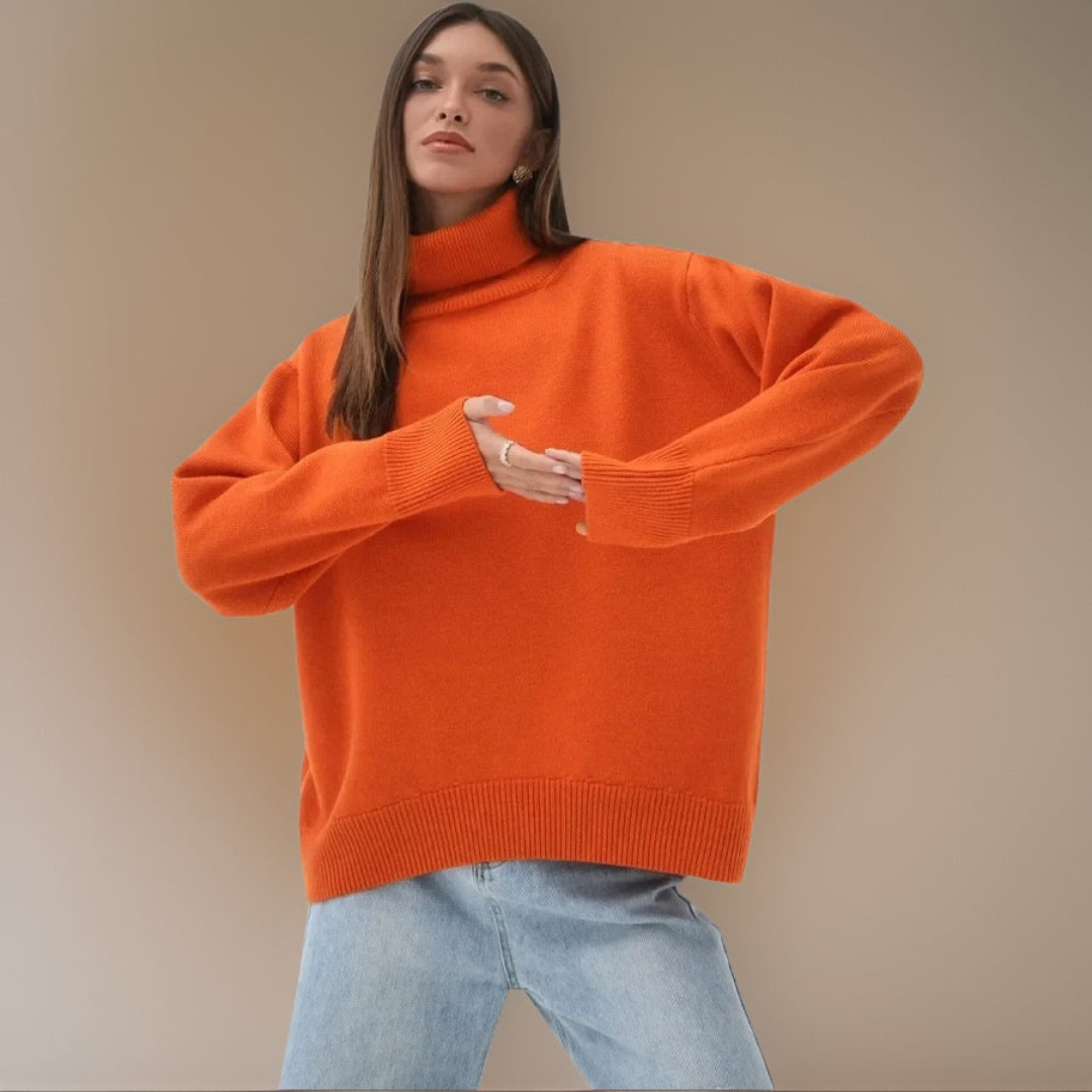 Krohn-e | Rollkragenpullover für Damen Winter