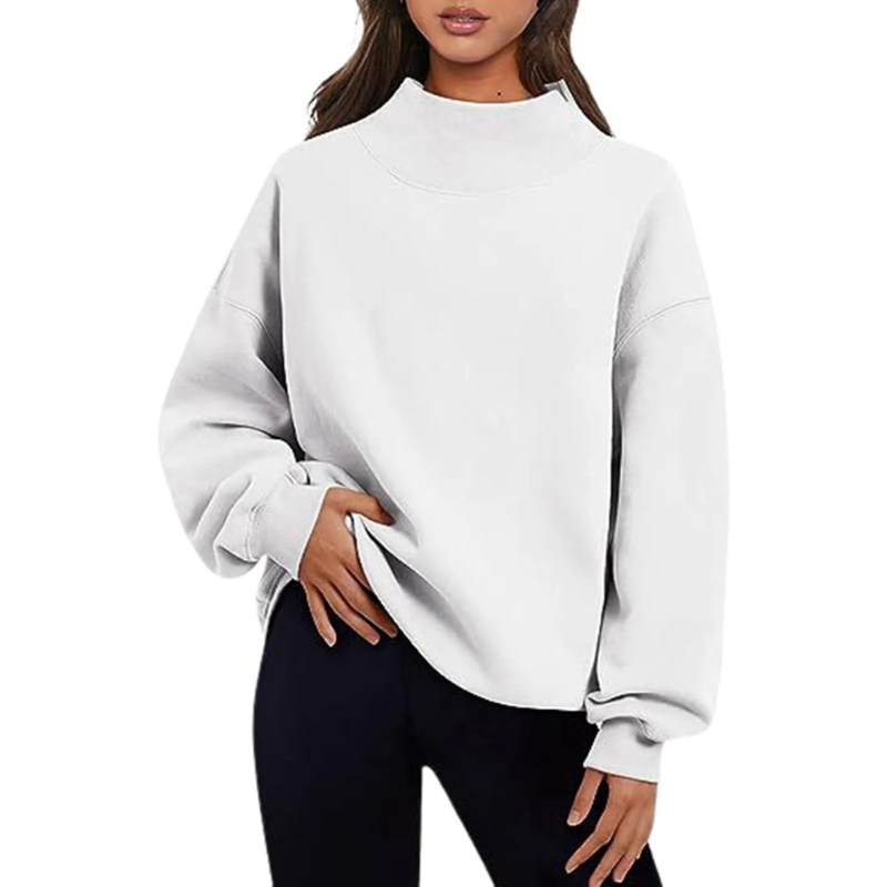 Krohn-e | Sweater - Basic Loose-Fit Langarm-Sweater