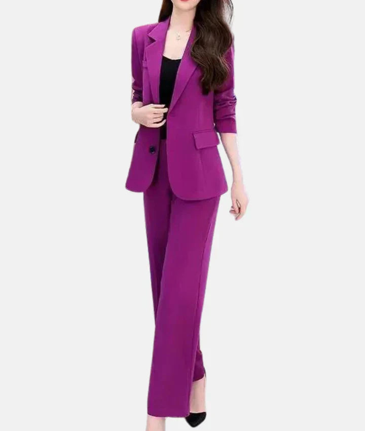 Krohn-e | Hosenanzug mit Tailliertem Blazer