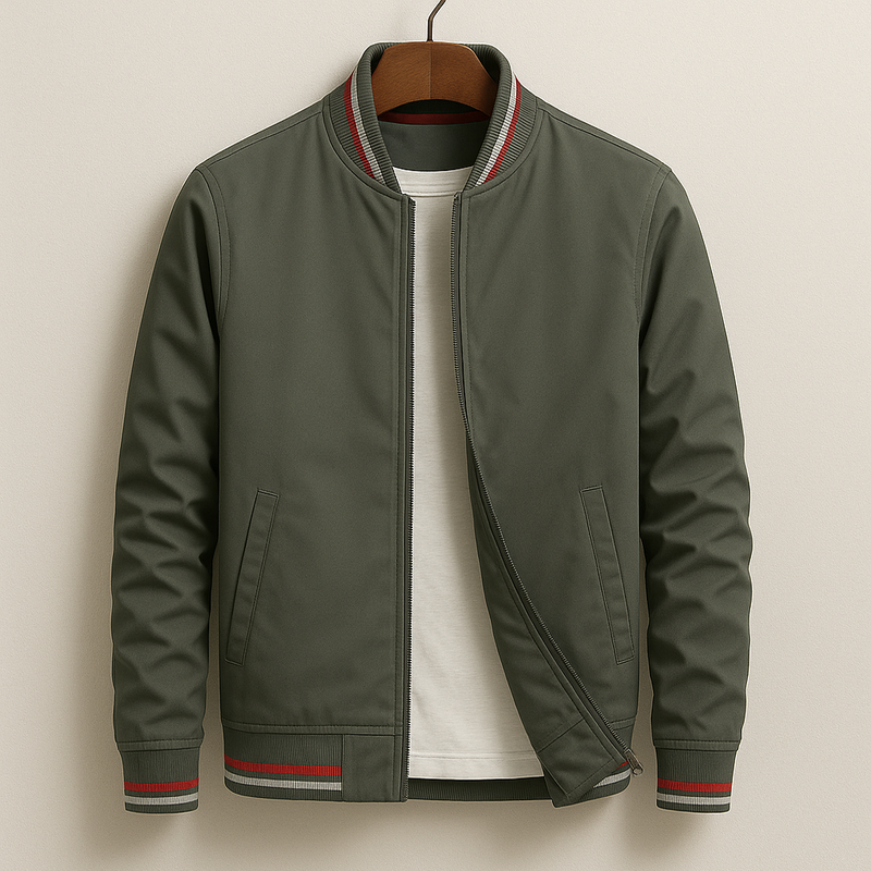 Krohn-e | Bomberjacke mit Streifen