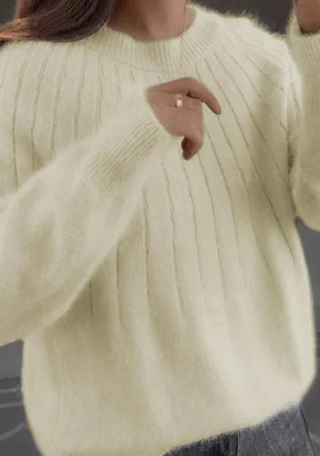 Olivie: Weicher Kaschmirpullover