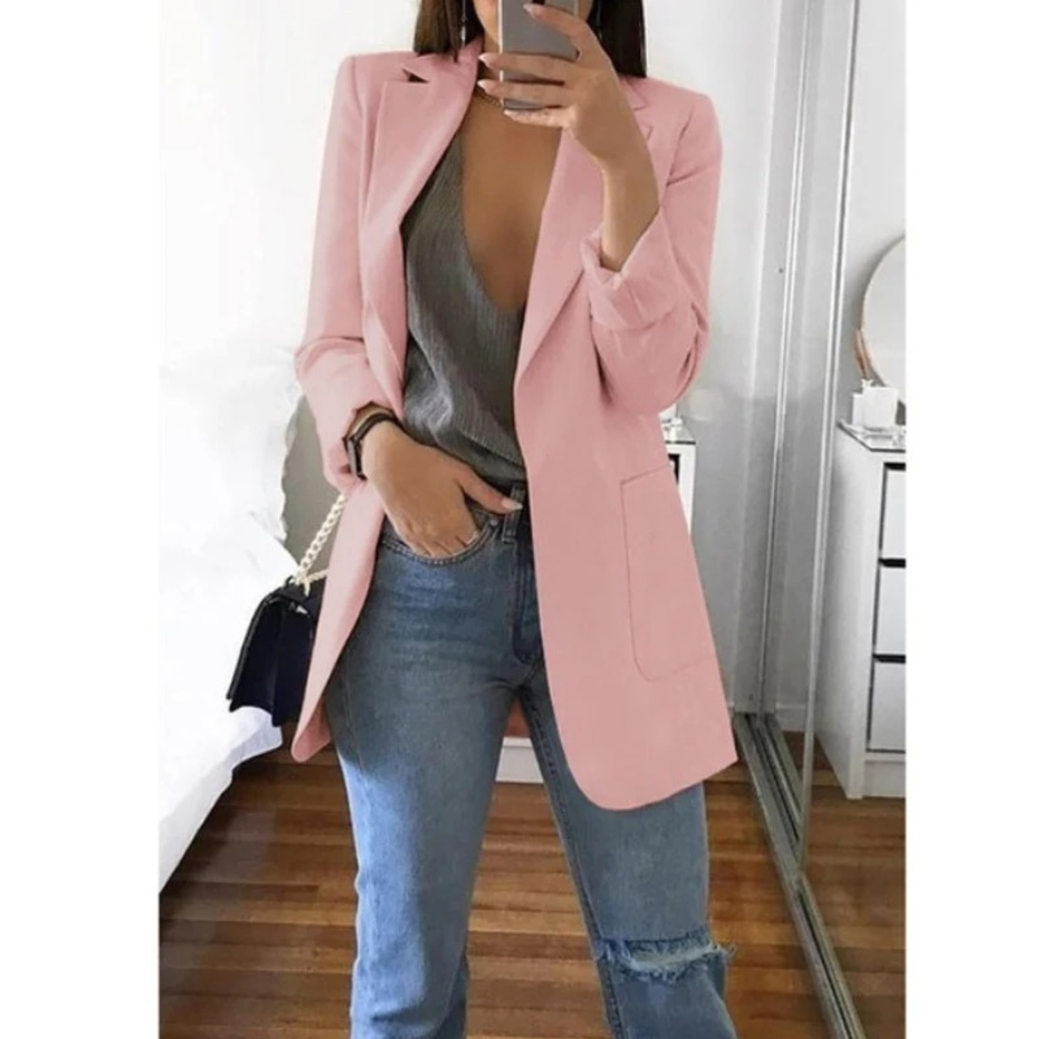 Krohn-e | Blazer für Frauen Khaki Farbe Herbst Moda