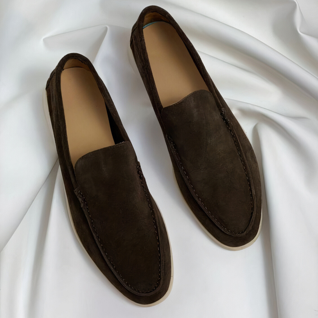 Herren Slipper aus Vintage Leder - Stilbewusst