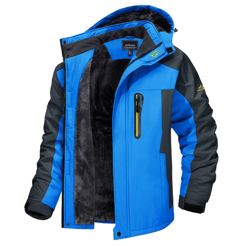 Krohn-e | Herrenjacke mit Robuster Struktur