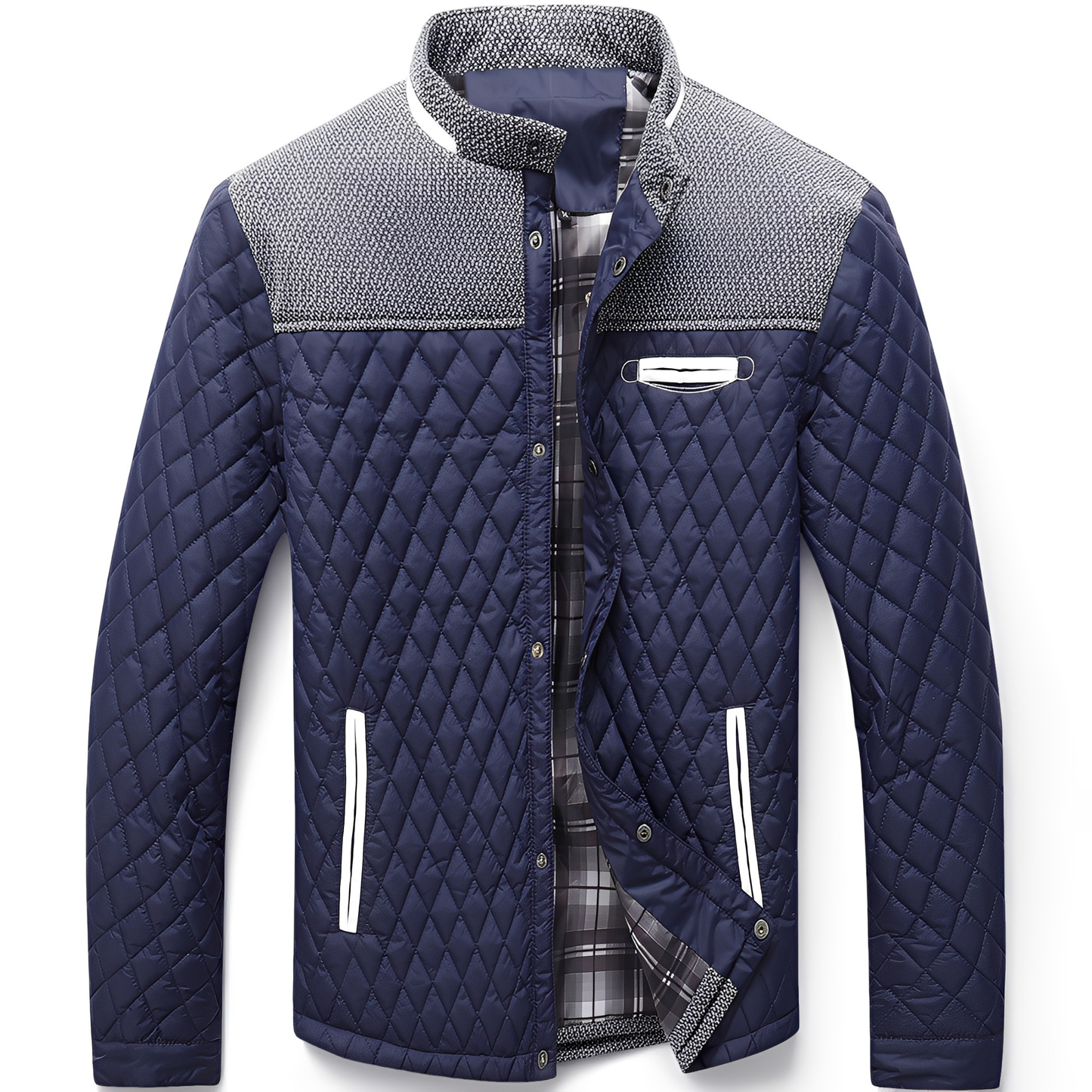 Krohn-e | Freizeit, Gepolsterte Steppjacke für Männer