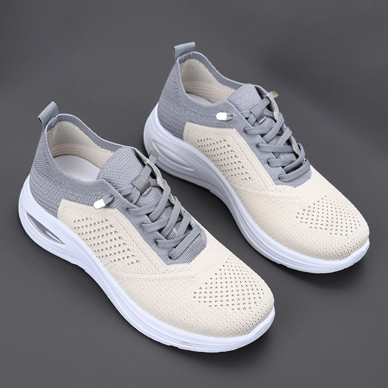 Aura | Damen Sneaker Luftkissen Sohle Mesh Schnürschuhe Komfort