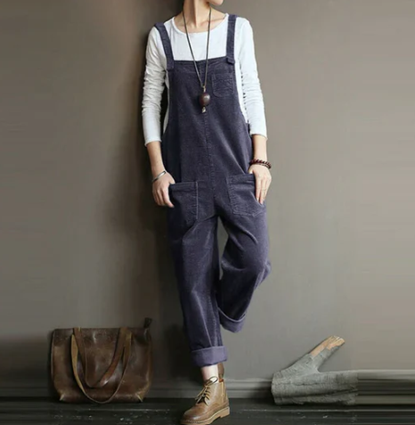 Orianne:  Lockerer Cord-Overall
