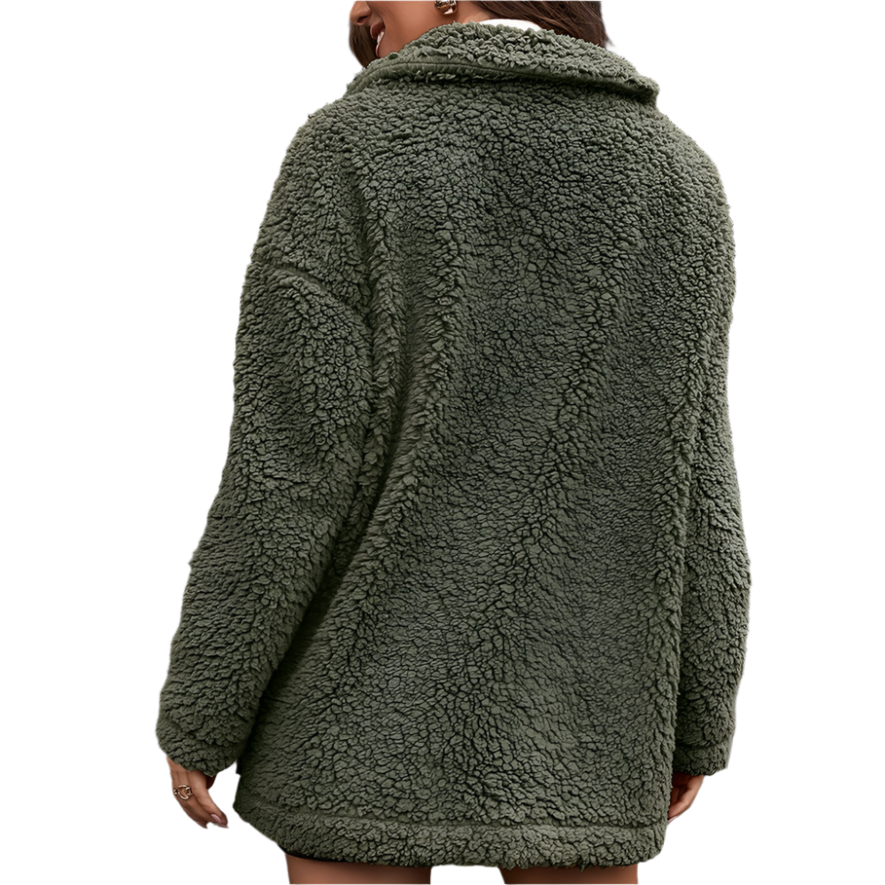 Krohn-e | Weich gefütterte Damen Fleecejacke mit Reißverschluss