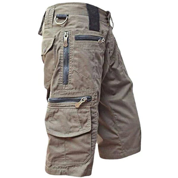 Kurze, funktionelle Cargoshorts für Herren