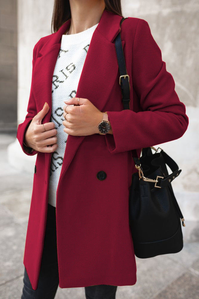 Krohn-e | Elegante Jacke mit Knöpfen für Damen