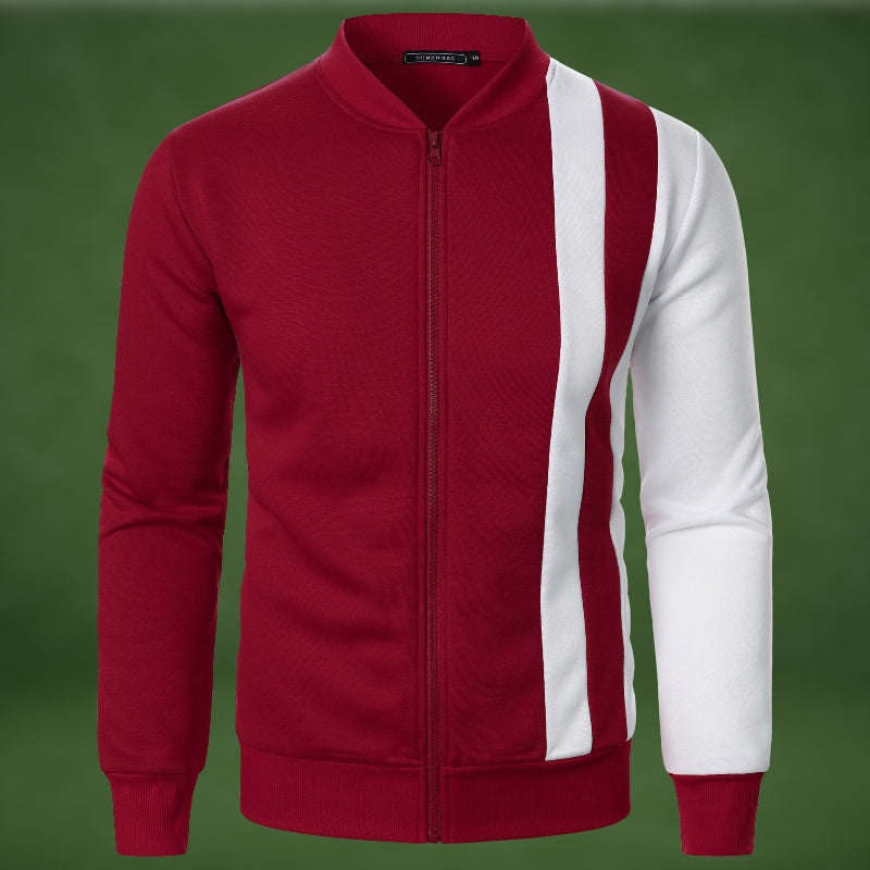Krohn-e | Sportliches Sweatshirt mit Reißverschluss Polyester-mischung Dynamisches Design