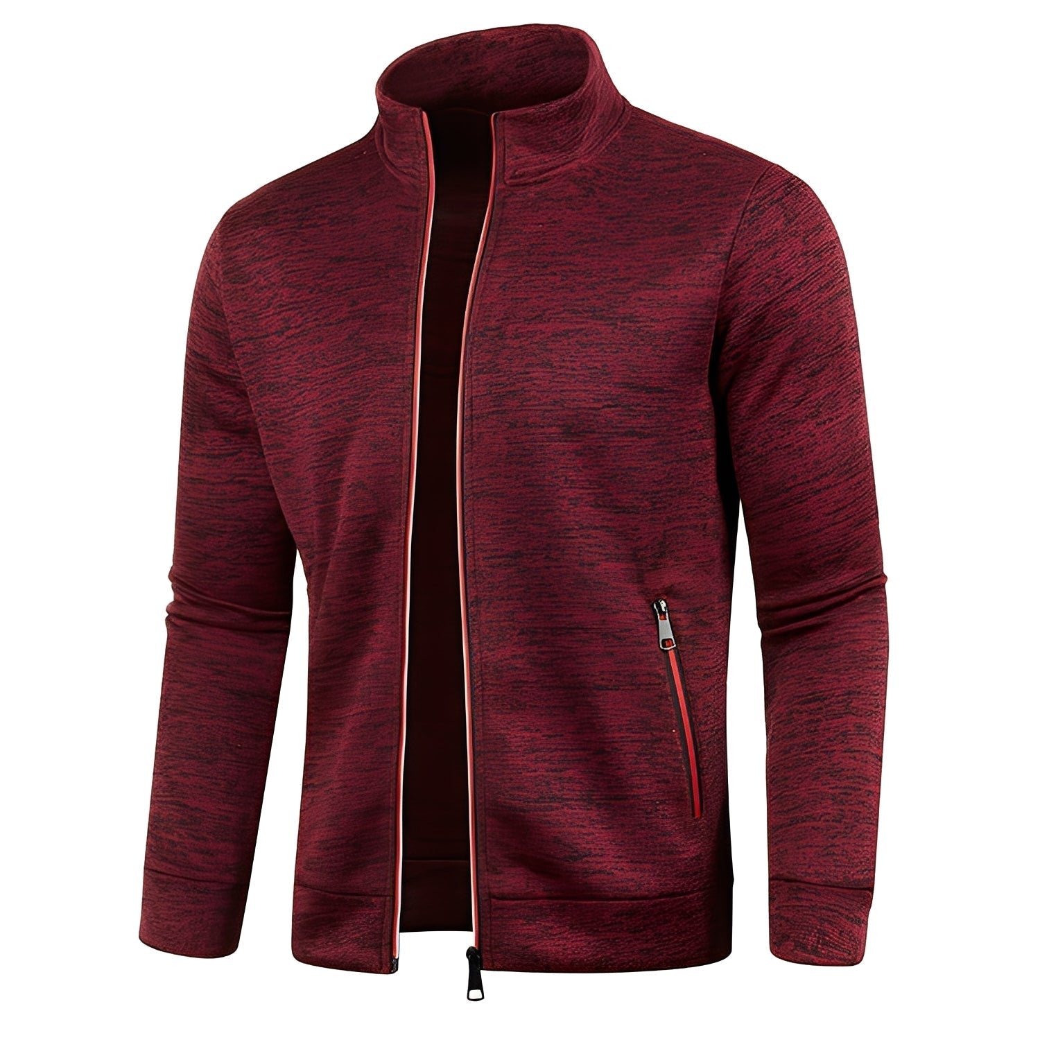 Krohn-e | Stylische Jacke mit Reißverschlusstaschen für Herren
