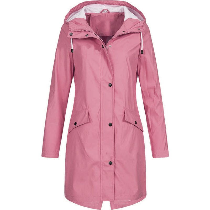 Krohn-e | Wasserdichte Damen Regenjacke Mit Kapuze