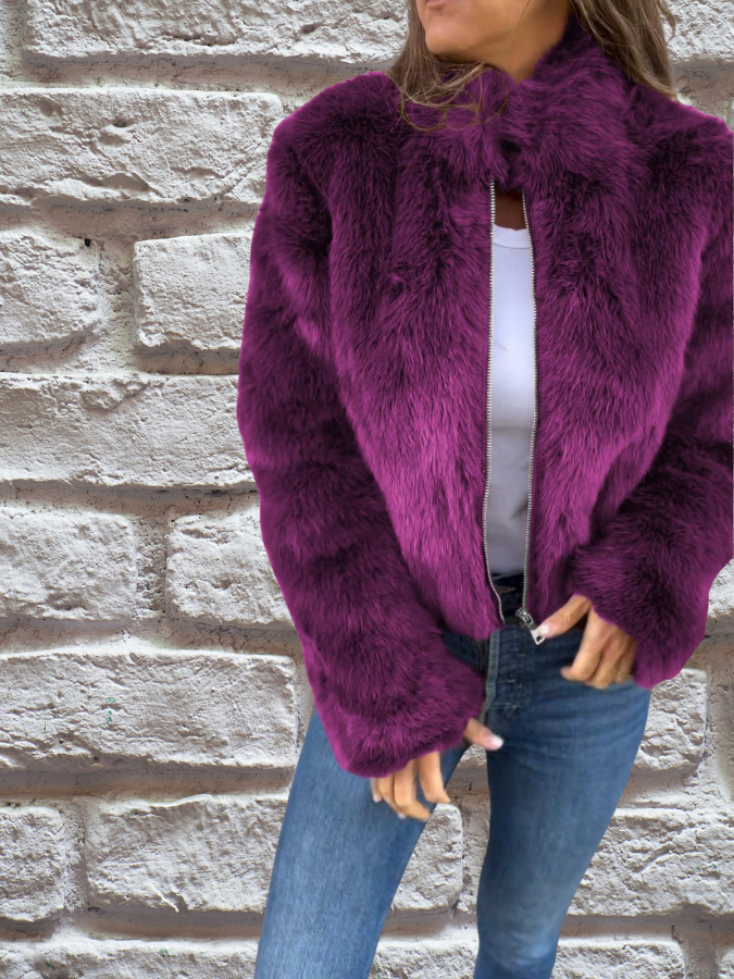 Krohn-e | Luxus Damen-Felljacke