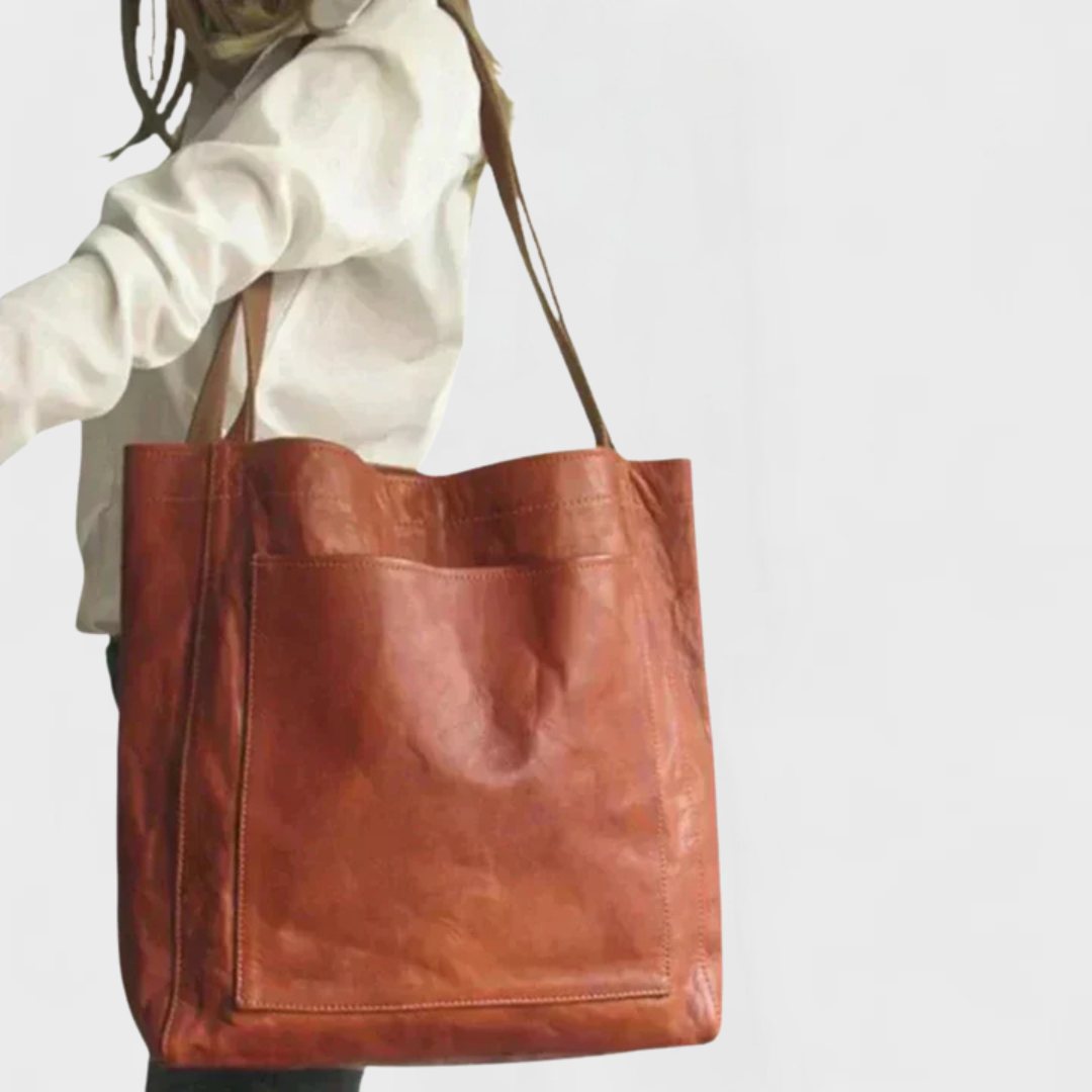 KROHN-E Damen Shopper Tasche Groß Funktional Robuste Henkel Alltag